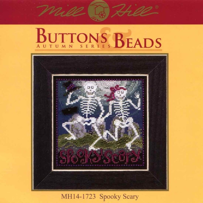 Mill Hill Spooky Scary Beaded Counted Cross Stitch Kit Mill Hill 2017 Buttons & Beads Autumn MH141723 - Image 3
